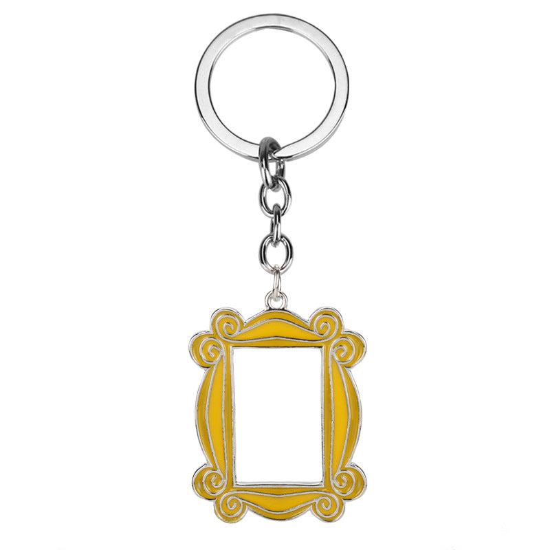 Yellow Door Frame Keychain Key Ring Accessory Gift For Friends