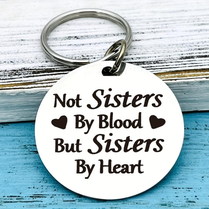 Friendship Jewelry Sister Keychain Christmas Birthday BFF Gift Ideas