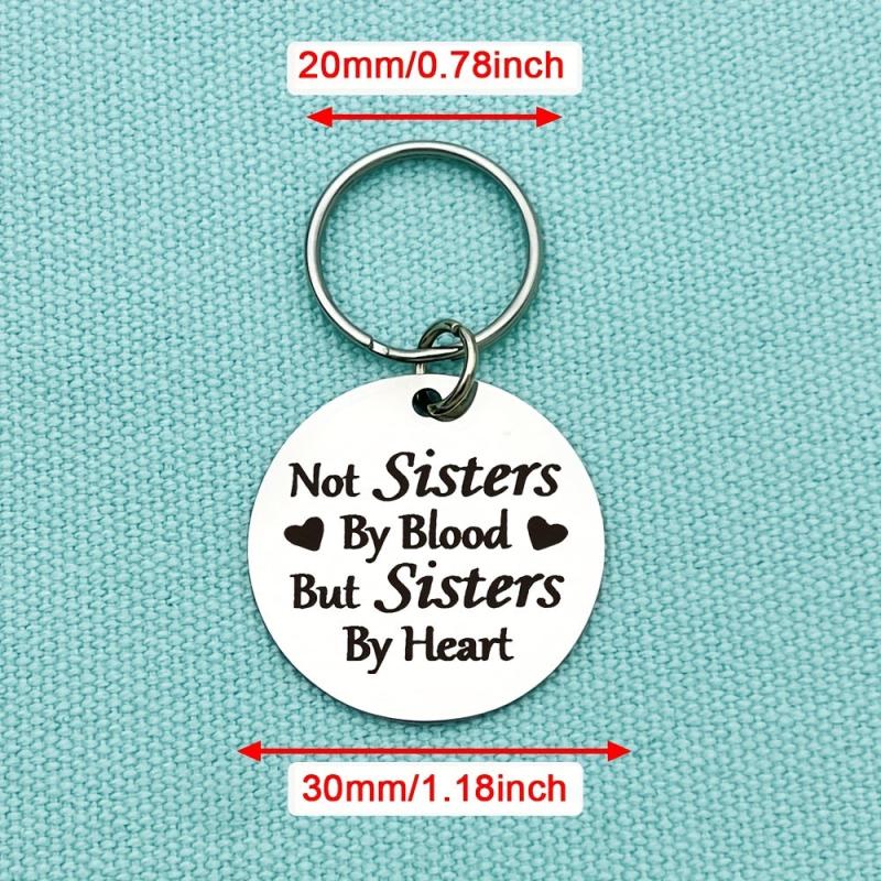 Friendship Jewelry Sister Keychain Christmas Birthday BFF Gift Ideas