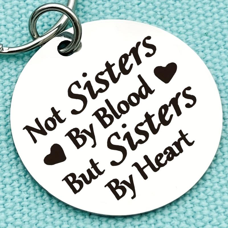 Friendship Jewelry Sister Keychain Christmas Birthday BFF Gift Ideas
