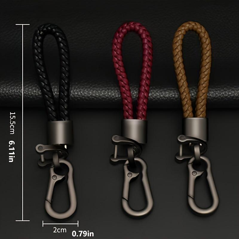 Braided Rope Keychain Gun Key String Couple Key Ring Key Chain
