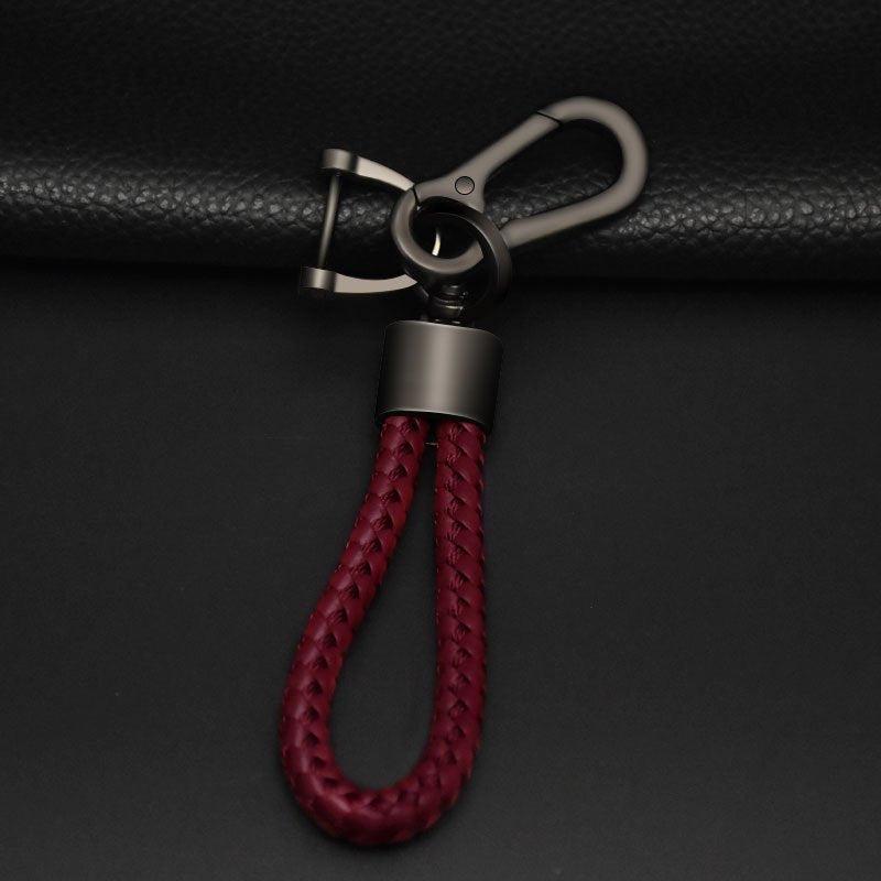 Braided Rope Keychain Gun Key String Couple Key Ring Key Chain