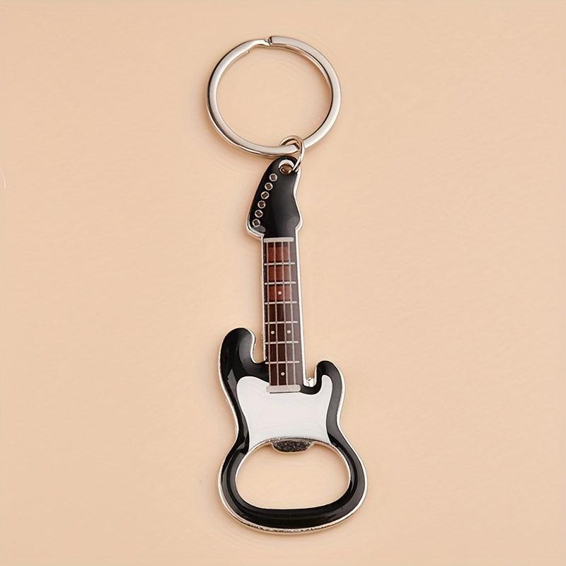 Guitar Keychain Bottle Opener Key Ring Car Key Chain Pendant