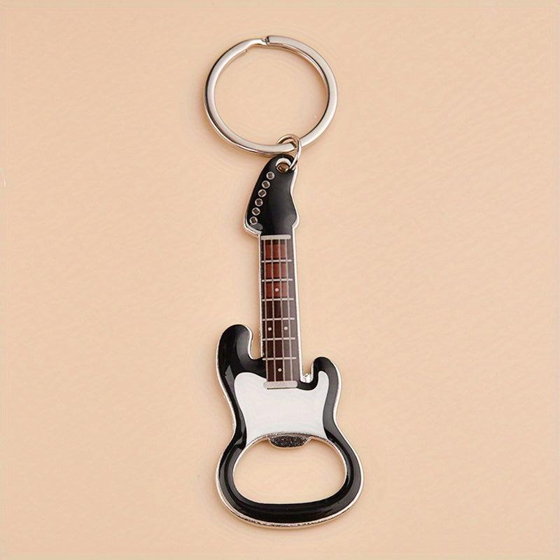 Guitar Keychain Bottle Opener Key Ring Car Key Chain Pendant