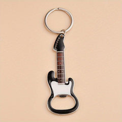 Guitar Keychain Bottle Opener Key Ring Car Key Chain Pendant