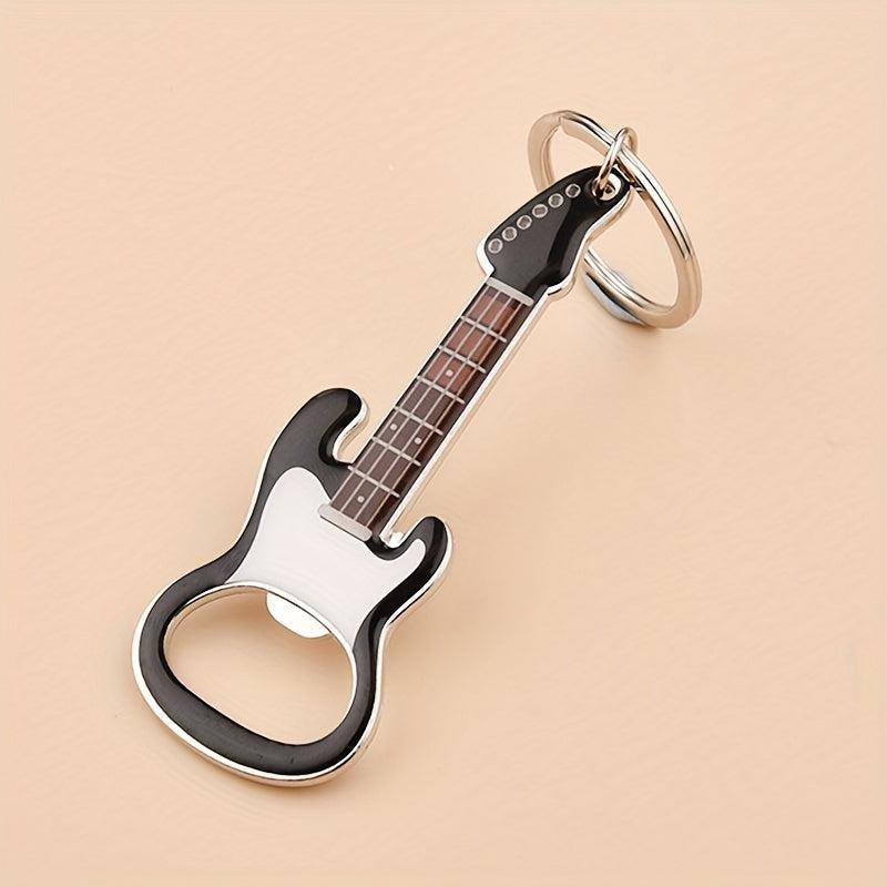 Guitar Keychain Bottle Opener Key Ring Car Key Chain Pendant