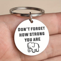Inspirational Elephant Keychain Gift