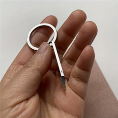 Mr Mrs Couple Keychains Anniversary Wedding Gift Stainless Steel Key Rings
