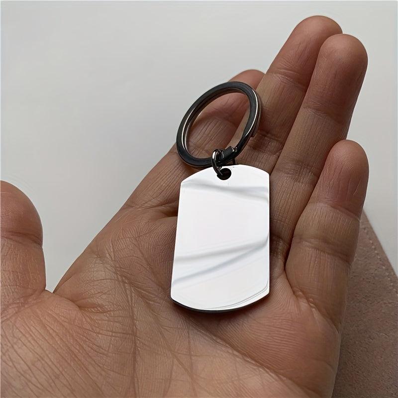 Mr Mrs Couple Keychains Anniversary Wedding Gift Stainless Steel Key Rings