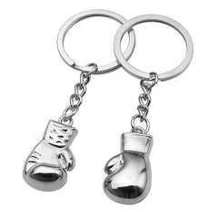 Boxing Gloves Keychain 3D Metal Pendant Fitness Club Competition