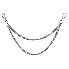 Metal Punk Rock Layered Chain Keychains For Men Women