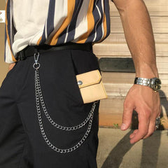 Metal Punk Rock Layered Chain Keychains For Men Women