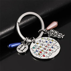 Eleven11 26 Letter Necklace Keychain Pendant Charm
