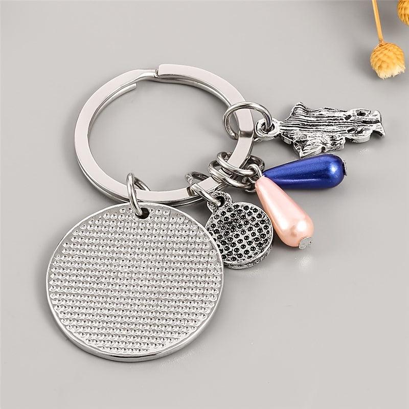 Eleven11 26 Letter Necklace Keychain Pendant Charm