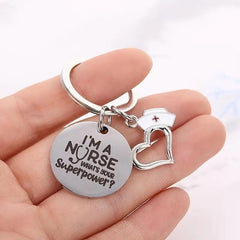 Stainless Steel Keychain for Car Keys - Ideal Nurse Gift