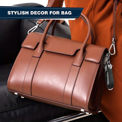 Stylish & Practical Pocket Key Organizer with Secure Locking Mechanism - Brown