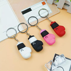 Boxing Gloves Charm Keychain Handbag Backpack Purse Accessories
