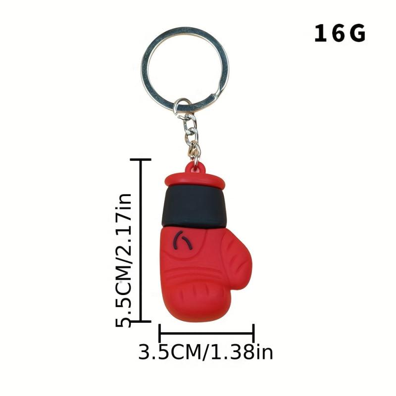 Boxing Gloves Charm Keychain Handbag Backpack Purse Accessories