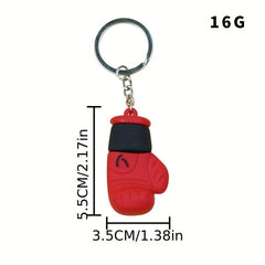 Boxing Gloves Charm Keychain Handbag Backpack Purse Accessories