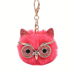 Owl Ball Pendant Keychain, Comfortable & Environmentally Friendly