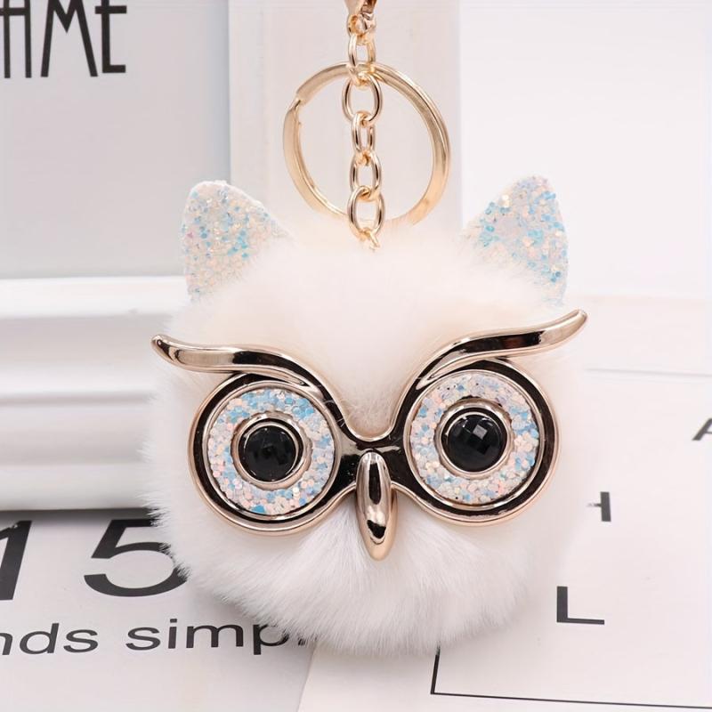Owl Ball Pendant Keychain, Comfortable & Environmentally Friendly