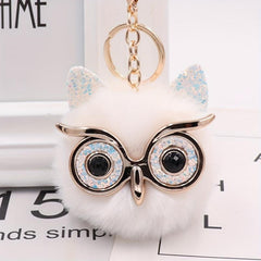 Owl Ball Pendant Keychain, Comfortable & Environmentally Friendly