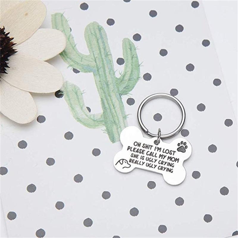Bone Engraving Pet ID Tag for Cats and Dogs