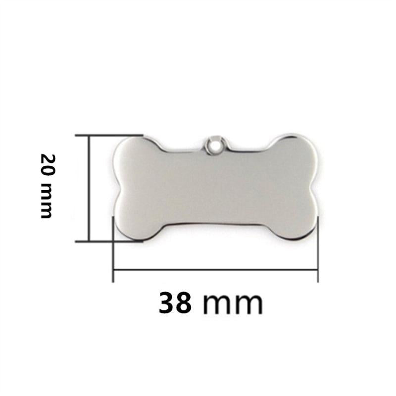 Bone Engraving Pet ID Tag for Cats and Dogs