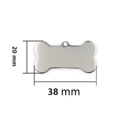 Bone Engraving Pet ID Tag for Cats and Dogs
