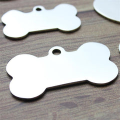 Bone Engraving Pet ID Tag for Cats and Dogs