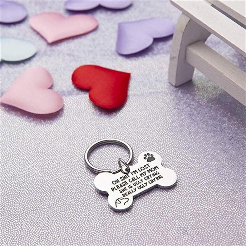 Bone Engraving Pet ID Tag for Cats and Dogs