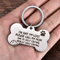 Bone Engraving Pet ID Tag for Cats and Dogs