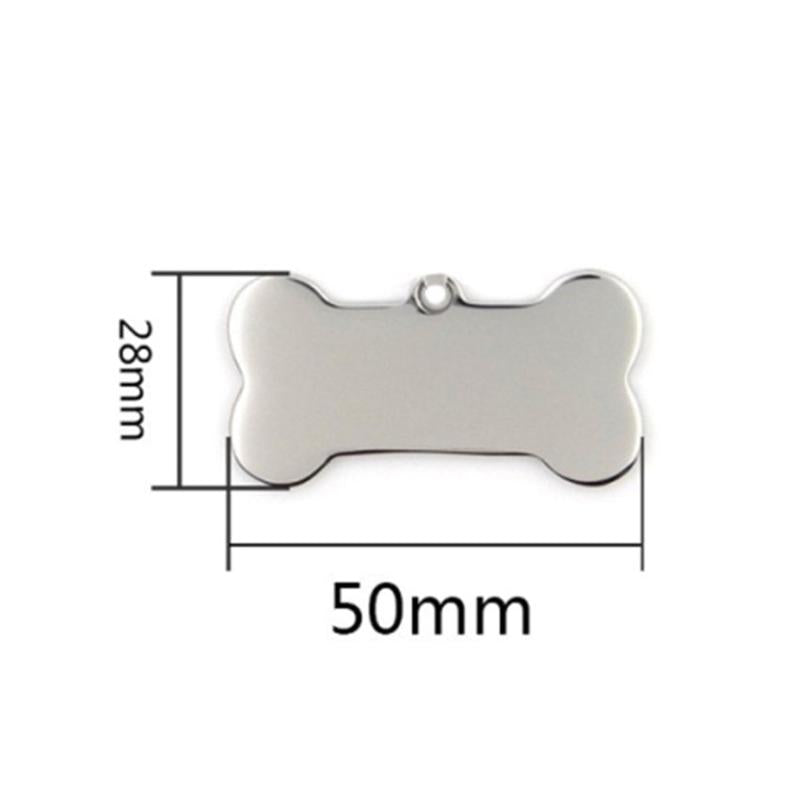 Bone Engraving Pet ID Tag for Cats and Dogs