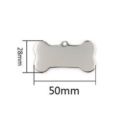 Bone Engraving Pet ID Tag for Cats and Dogs
