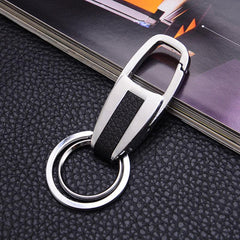 Creative Leather Keychain Men's Gift Metal Car Key