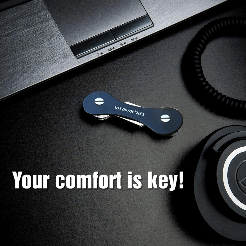 Compact Keychain Key Clip Organizer Smart Key Storage Pendant