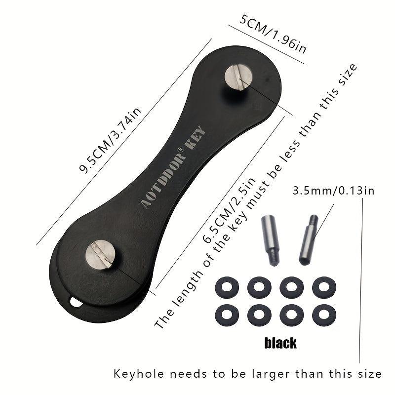 Compact Keychain Key Clip Organizer Smart Key Storage Pendant