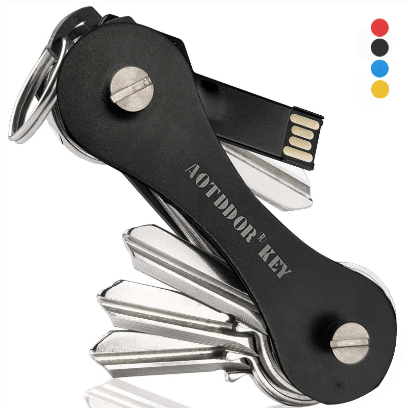 Compact Keychain Key Clip Organizer Smart Key Storage Pendant