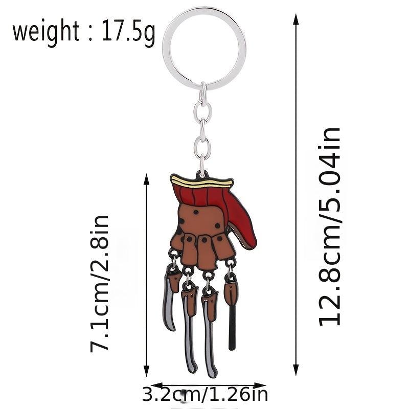 Horror Movie Glove Keychain for Men