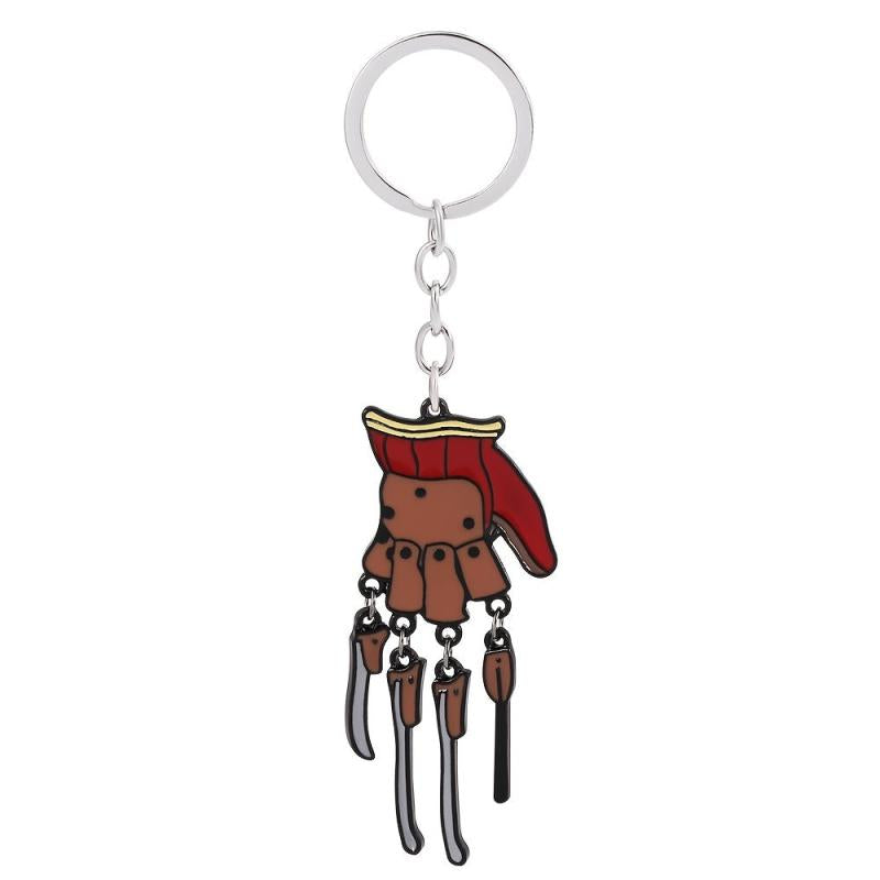 Horror Movie Glove Keychain for Men