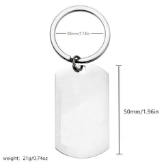 Grandpa Stainless Steel Keychain Thanksgiving Gift