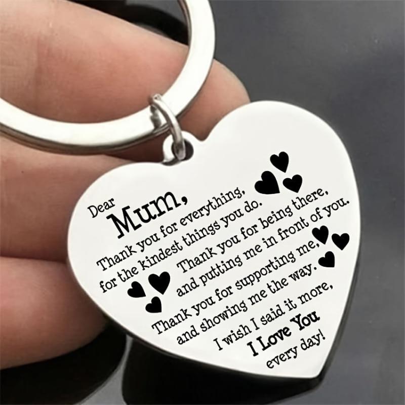 Heart Key Ring Gift for Mom
