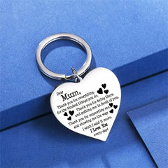 Heart Key Ring Gift for Mom
