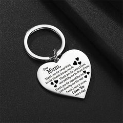 Heart Key Ring Gift for Mom
