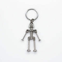 Movable Joint Robot Keychain - Fun Keyring Toy