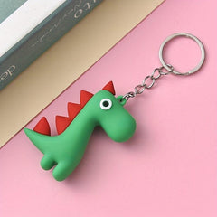 Creative Dinosaur Keychain for Men Backpack Car Pendant