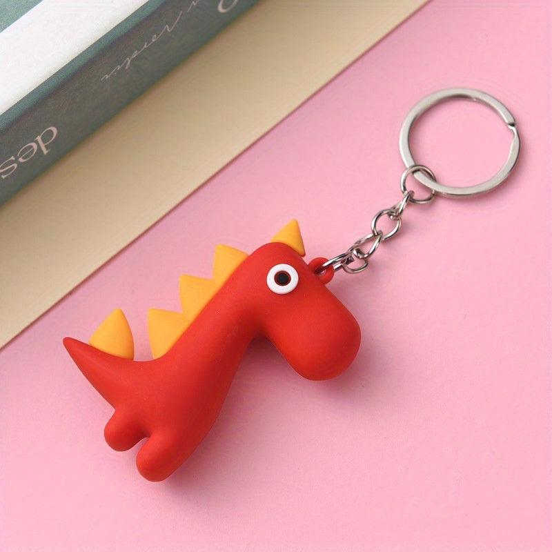 Creative Dinosaur Keychain for Men Backpack Car Pendant
