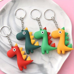 Creative Dinosaur Keychain for Men Backpack Car Pendant