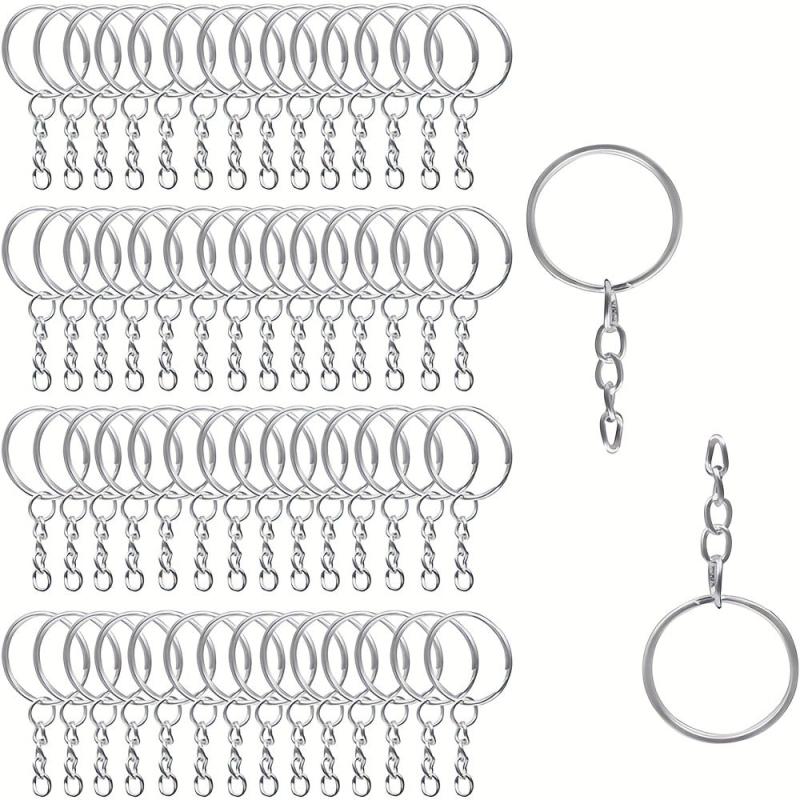 Metal Blank Keyring Keychain Split Rings Key Rings For Men