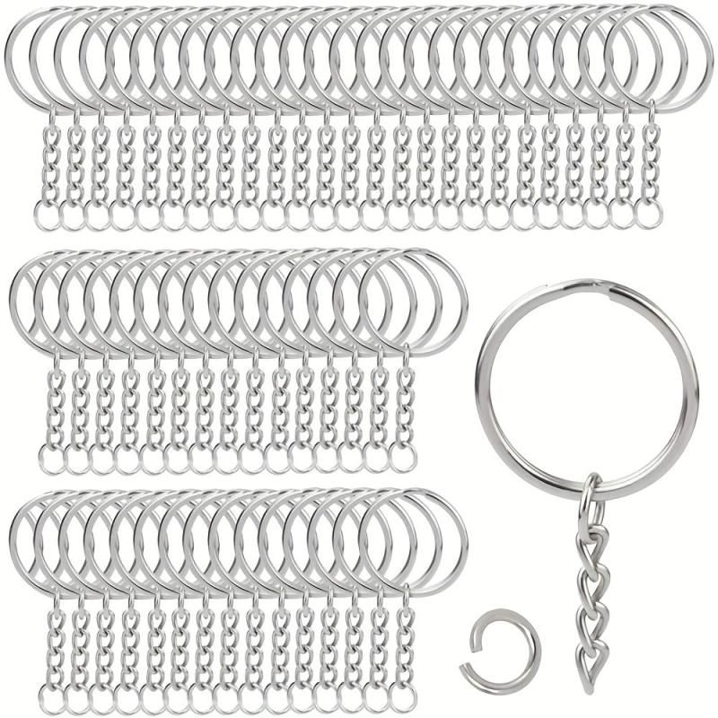 Metal Blank Keyring Keychain Split Rings Key Rings For Men